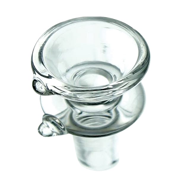 Blown 10mm Clear Funnel Snapper w/ Ring - Blown Glass Goods
